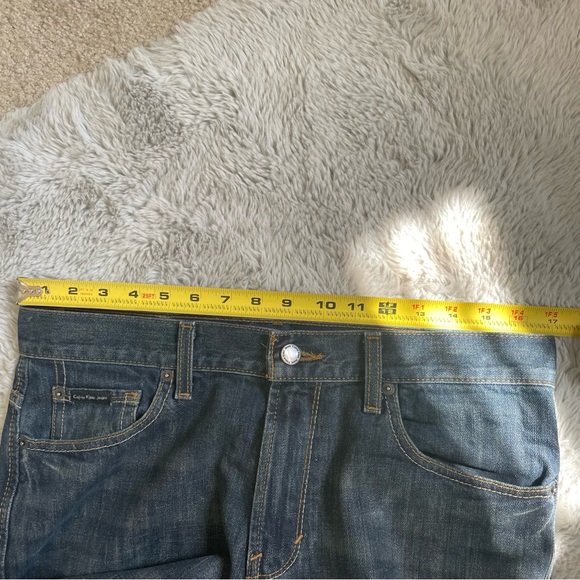 Calvin Klein dark wash Size 30 straight cut / regular length jeans men’s pants - Picture 12 of 12